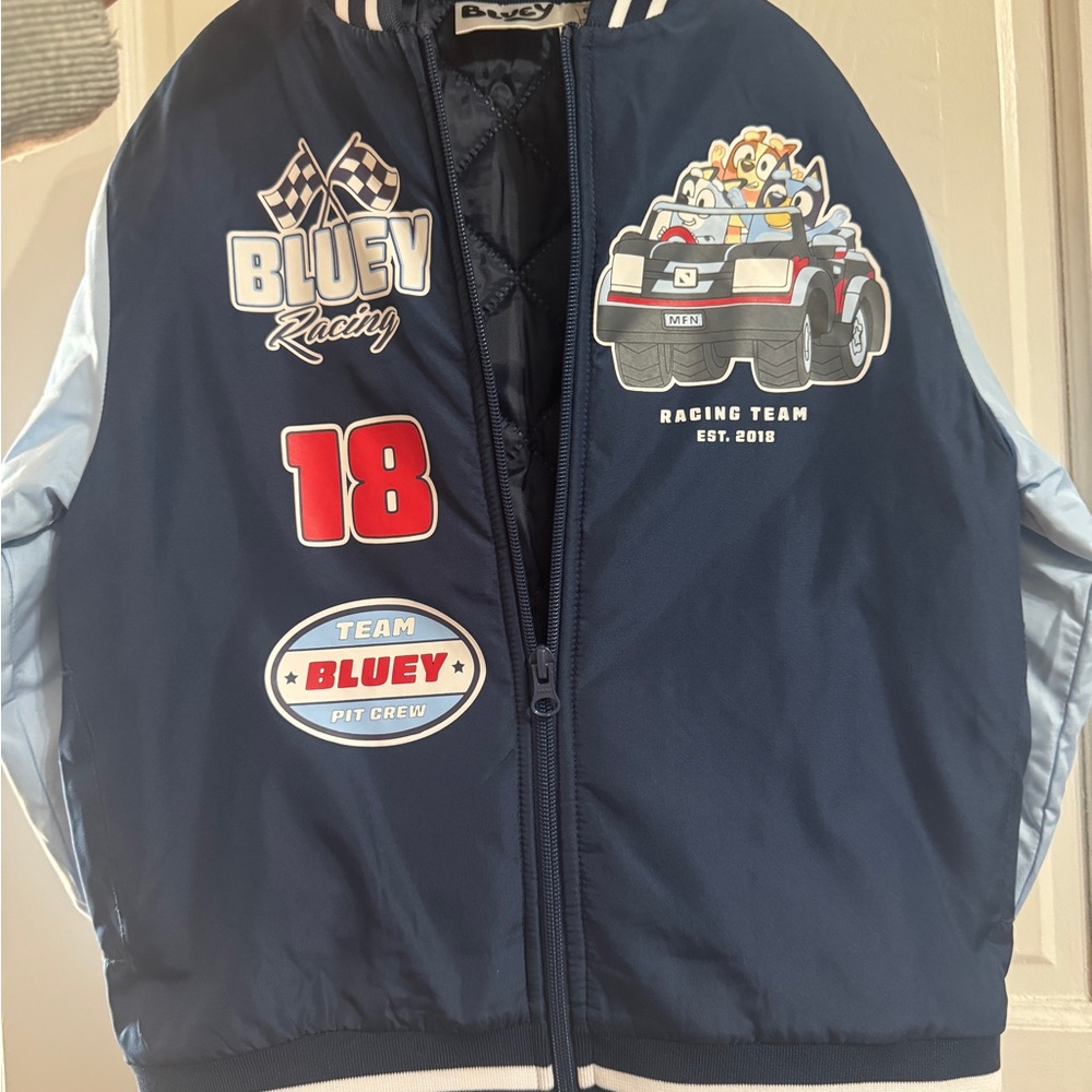 Bluey Racing Team Bomber Jacket - Picture 4 of 6
